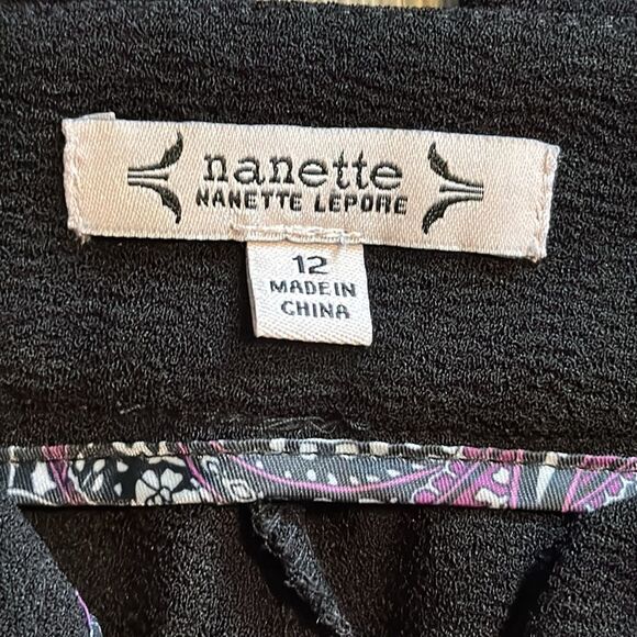 NANETTE-Nanette Lepore wide leg‎ slacks- size 12 - Picture 3 of 7